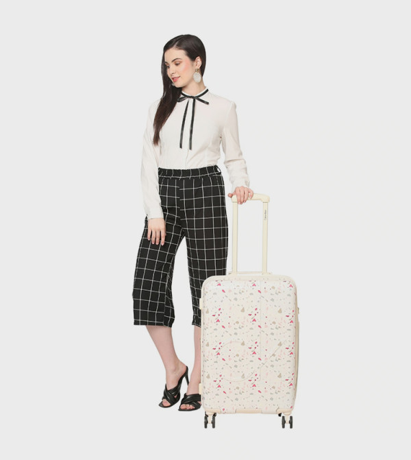 Calvin Klein  Trolley Bags & Luggage - Cream Trolley Bags & Luggage