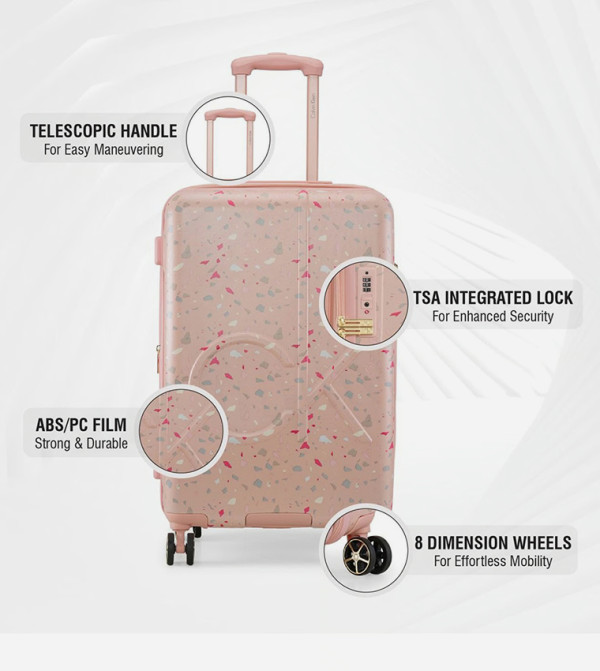 Calvin Klein  Trolley Bags & Luggage - Peach Trolley Bags & Luggage