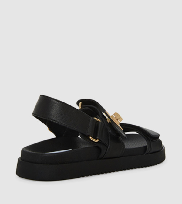 Steve Madden Steve Madden - Black Flat Sandals
