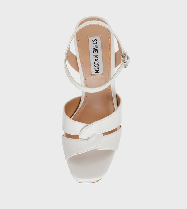 Steve Madden  Stilettos - White Platforms
