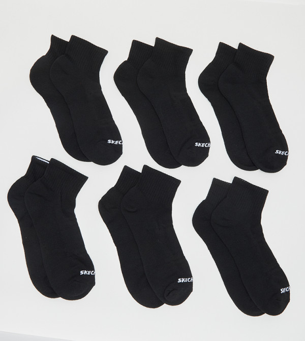 Skechers  Calf Length Socks - Black Calf Length Socks