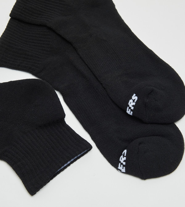 Skechers  Calf Length Socks - Black Calf Length Socks