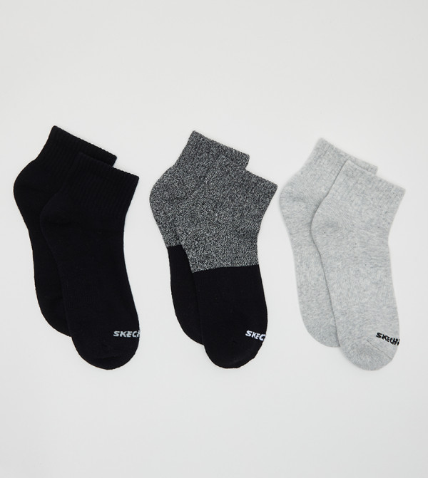 سكيتشرز  جوارب للمنتصف الساق  - متعدد Calf Length Socks