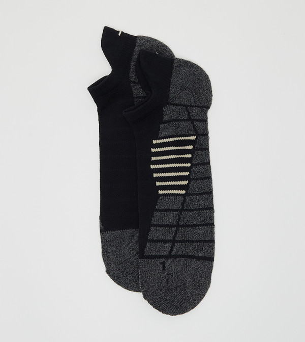Skechers  No show Socks - Black No Show Socks