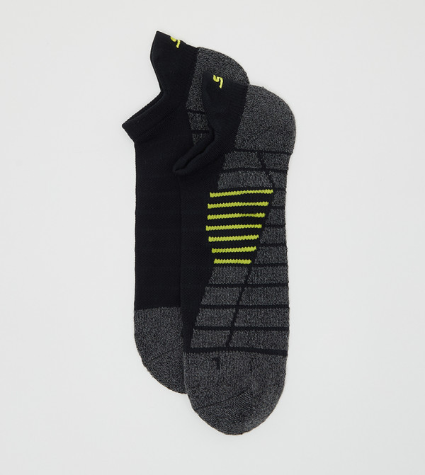 Skechers  No show Socks - Black No Show Socks