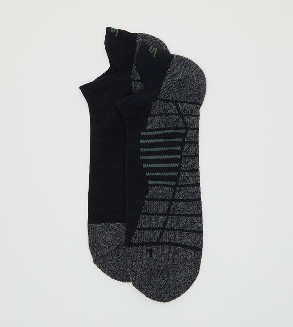 Skechers  No show Socks - Black No Show Socks