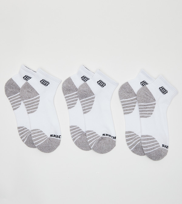 سكيتشرز  جوارب للكاحل  - متعدد Ankle Length Socks