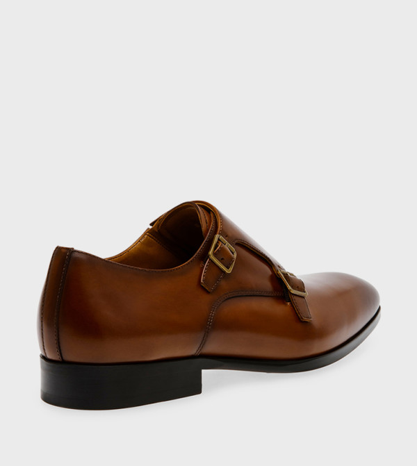 Steve Madden  Formal Shoes - Brown Monk Strap