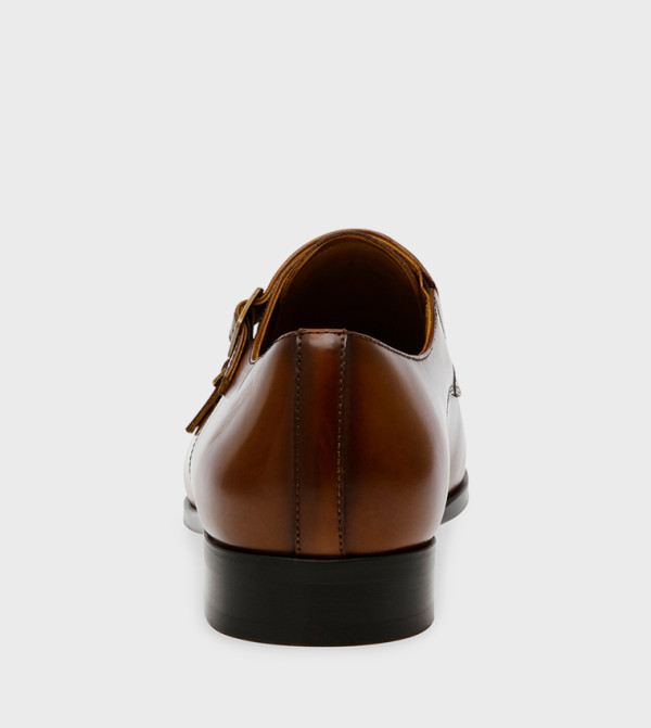 Steve Madden  Formal Shoes - Brown Monk Strap