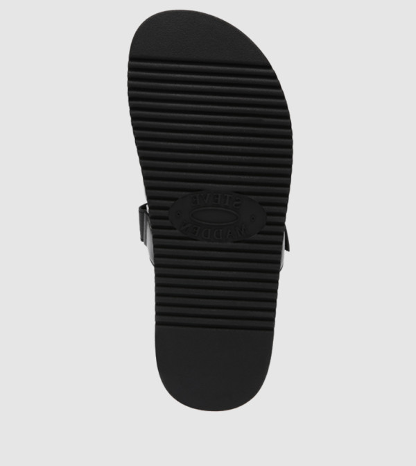 Steve Madden  - Black Flat Sandals