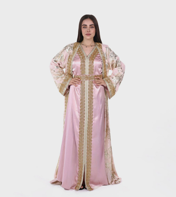Al Bent Al Sharqieh  Kaftan - Pink Kaftans