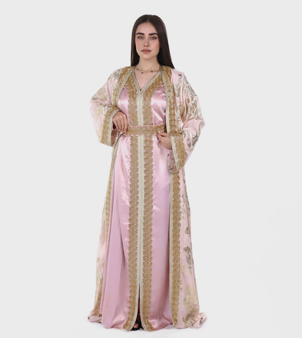 Al Bent Al Sharqieh  Kaftan - Pink Kaftans