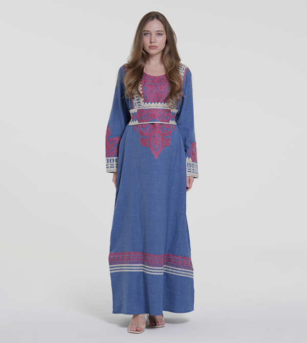 Al Bent Al Sharqieh  Jalabiya - Blue Jalabiyas