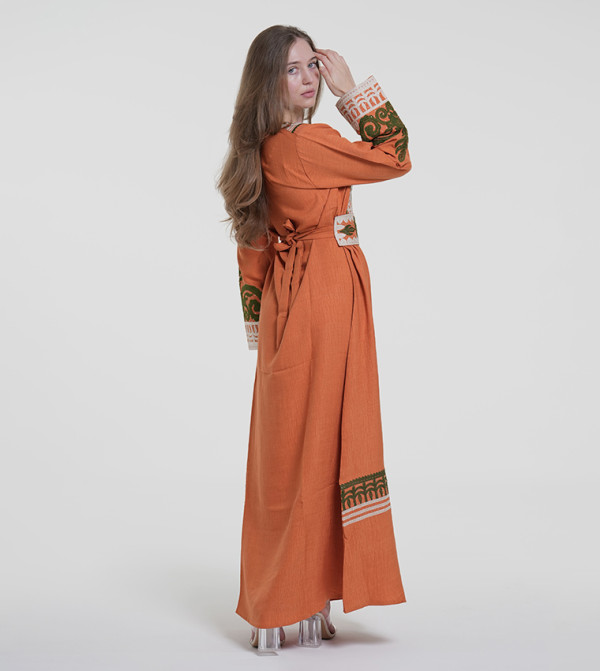 Al Bent Al Sharqieh  Jalabiya - Orange Jalabiyas