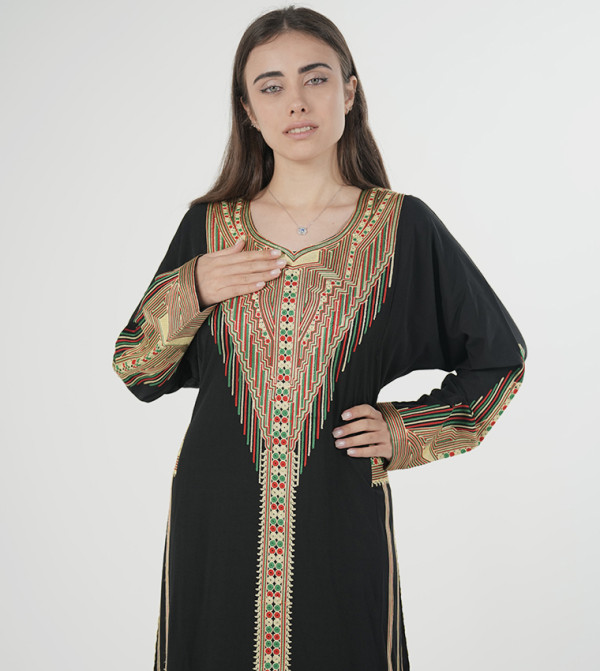 Al Bent Al Sharqieh  Jalabiya - BLACK Jalabiyas