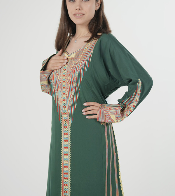 Al Bent Al Sharqieh  Jalabiya - Green Jalabiyas