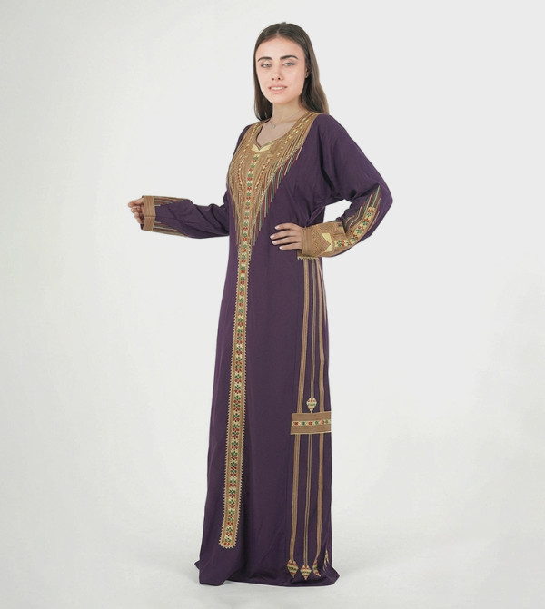 Al Bent Al Sharqieh  Jalabiya - Purple Jalabiyas