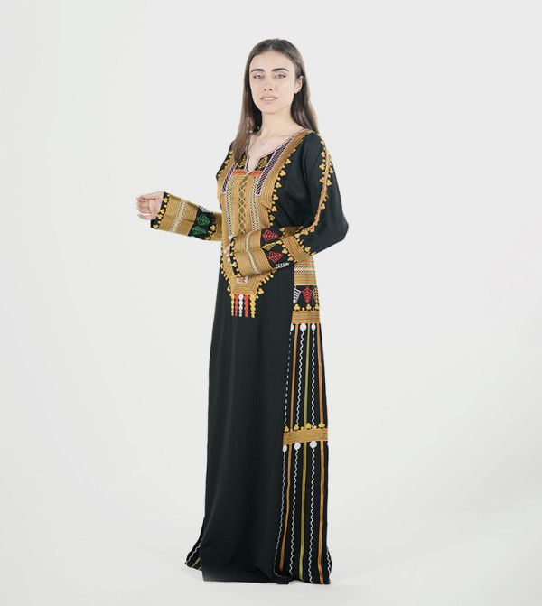 Al Bent Al Sharqieh  Jalabiya - BLACK Jalabiyas