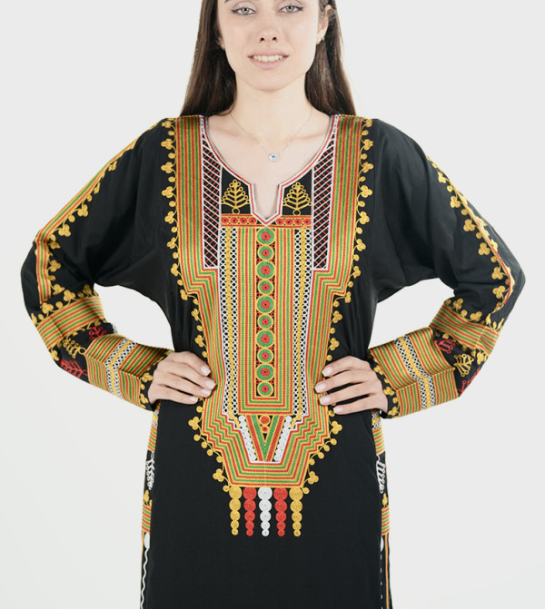 Al Bent Al Sharqieh  Jalabiya - BLACK Jalabiyas