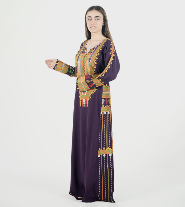 Al Bent Al Sharqieh  Jalabiya - Purple Jalabiyas