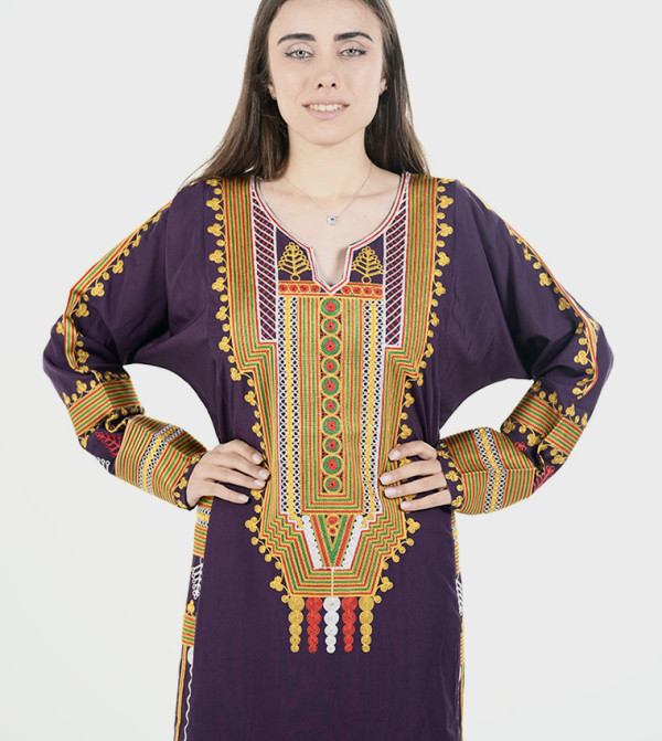 Al Bent Al Sharqieh  Jalabiya - Purple Jalabiyas