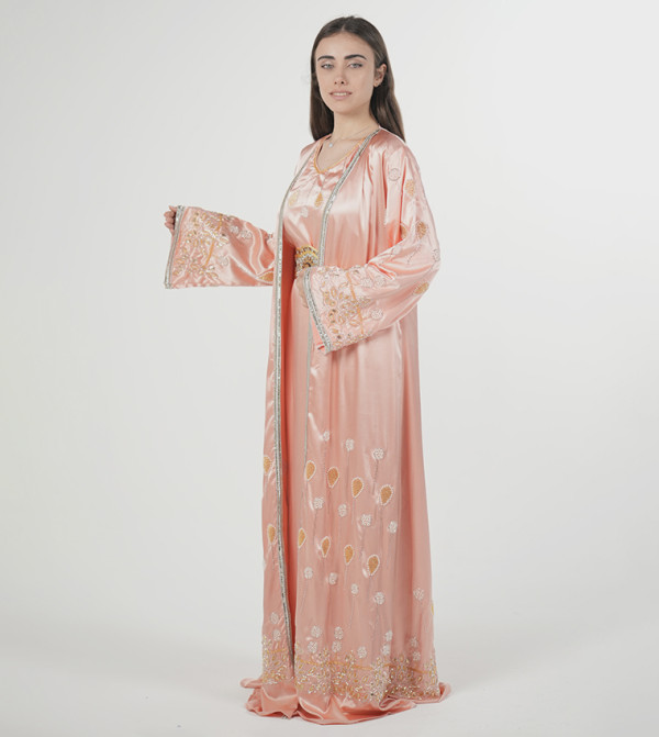Al Bent Al Sharqieh  Kaftan - Pink Kaftans