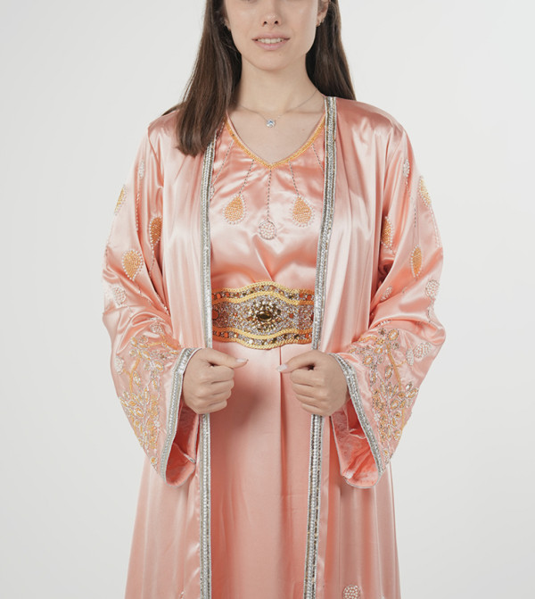 Al Bent Al Sharqieh  Kaftan - Pink Kaftans