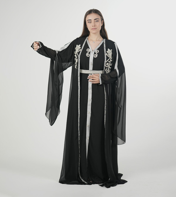  البنت الشرقية  قفطان - أسود قفطان