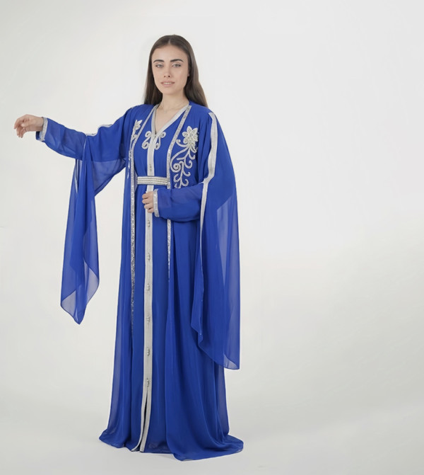  البنت الشرقية  قفطان - أزرق قفطان
