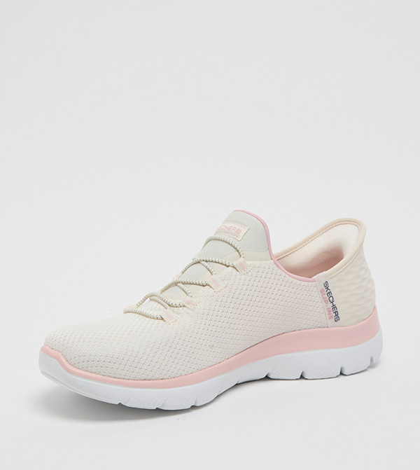سكيتشرز أحذية - وردي Casual Slip-ons