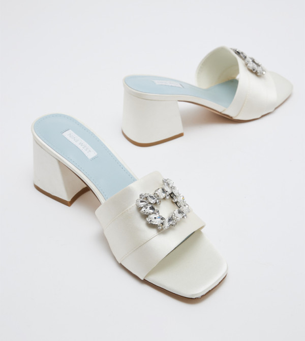 Nine West ninewest-heels-up - Ivory Block Heels