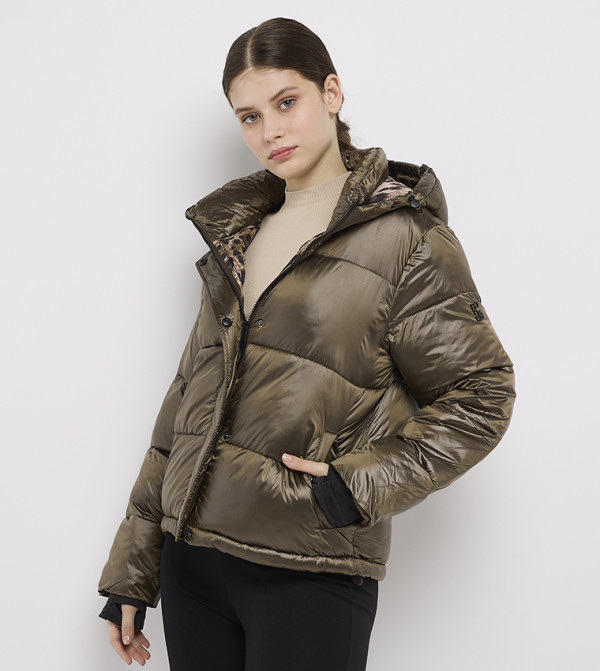BCBG GENERATION BCBG GENERATION - Brown Puffer & Quilted Jackets