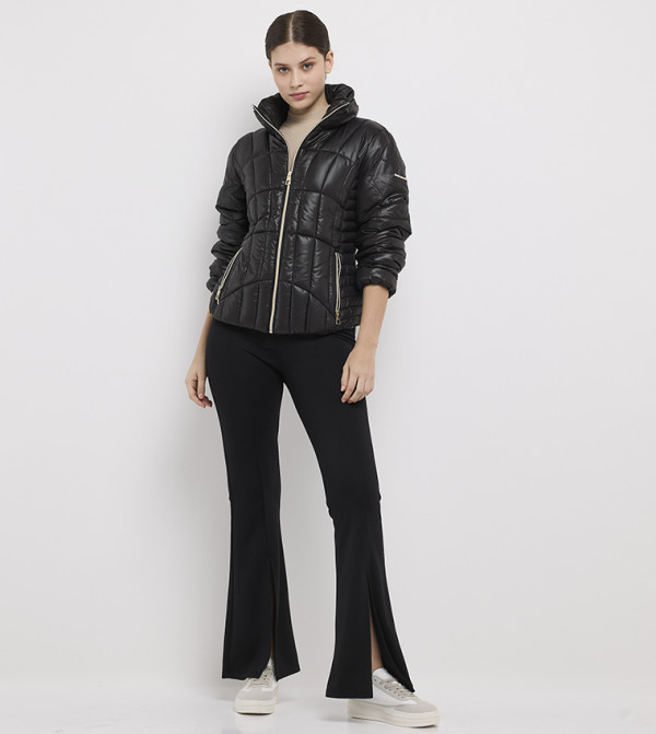 BCBG GENERATION BCBG GENERATION - Black Puffer & Quilted Jackets