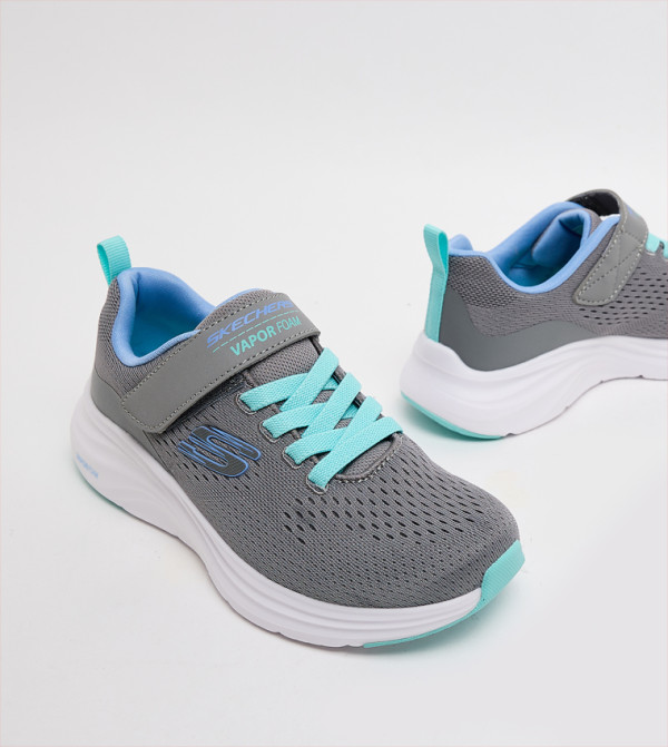 سكيتشرز  velcro-shoes - رمادي أحذية برقبة منخفضة 