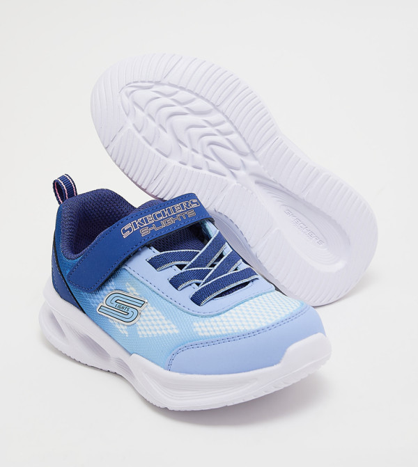 سكيتشرز sneaker-squad - أزرق أحذية برقبة منخفضة