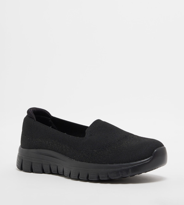 Skechers Slip-Ons - Black Casual Slip-ons