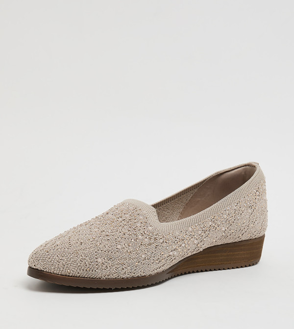 Skechers  Casual Slip-ons - Beige Casual Slip-ons