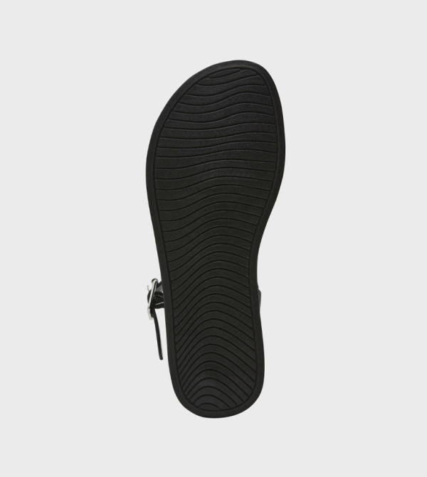 ستيف مادن  الصنادل المسطحة - أسود Flat Sandals