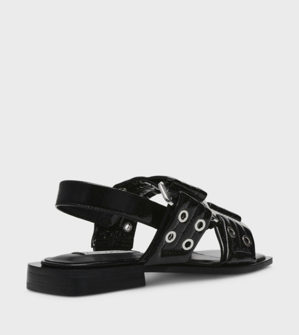 Steve Madden Steve Madden - Black Flat Sandals
