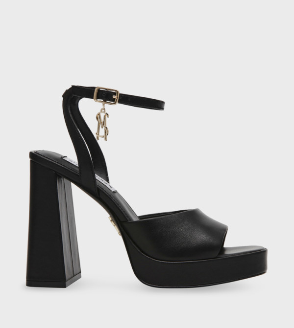 Steve Madden  Sandals - Black Platforms
