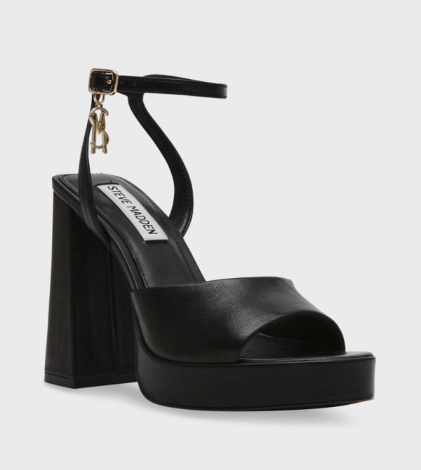 Steve Madden  Sandals - Black Platforms