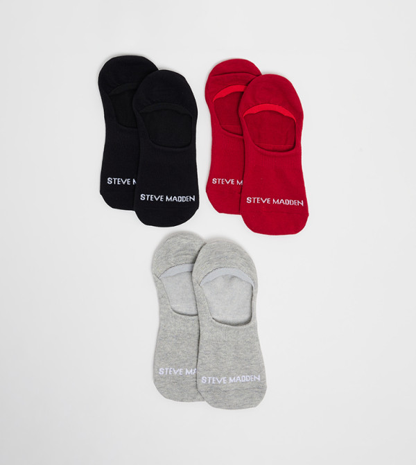 Steve Madden Steve Madden - Multi No Show Socks