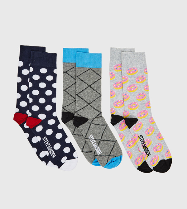 ستيف مادن  جوارب للمنتصف الساق  - متعدد Calf Length Socks