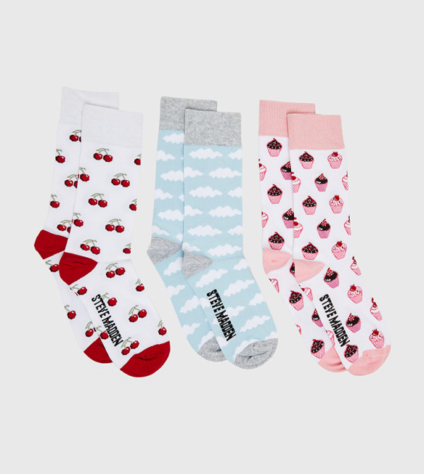 Steve Madden  Calf Length Socks - Multi Calf Length Socks