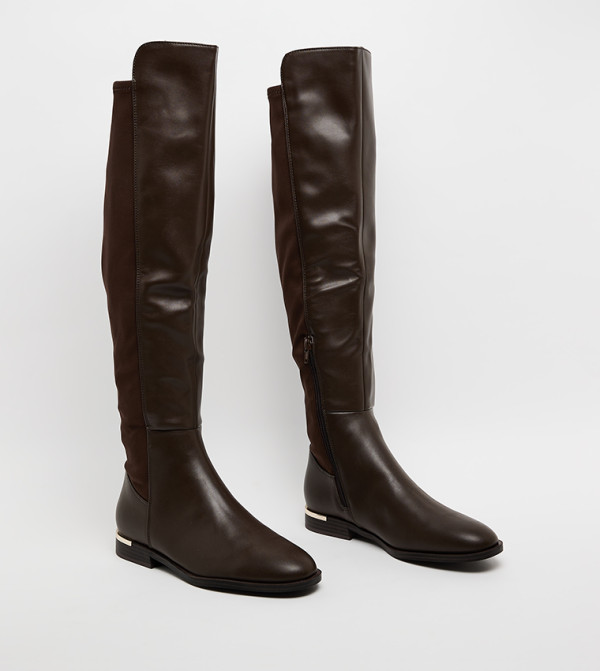 Nine West  Knee High Boots - Brown Knee length Boots