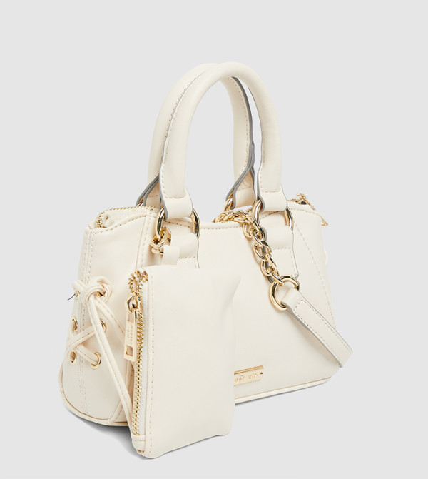 ستيف مادن  حقائب ساتشل  - كريمي  Satchel Bags