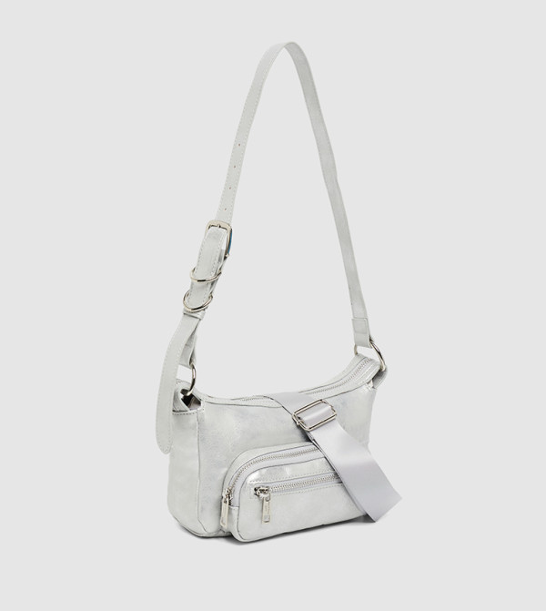 Steve Madden Steve Madden - Silver Cross Body Bags