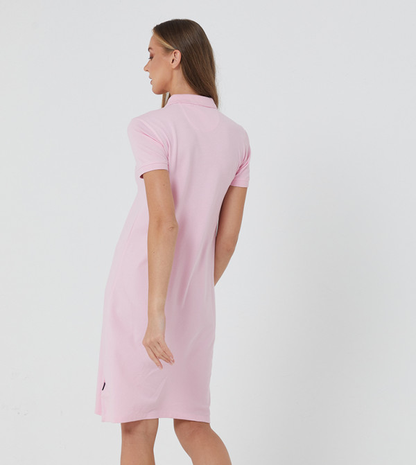 بيفرلي هيلز بولو كلوب modest wear - وردي فستان كاجوال 