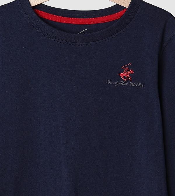 Beverly Hills Polo Club  cobalt-and-ochre - Blue T-shirts
