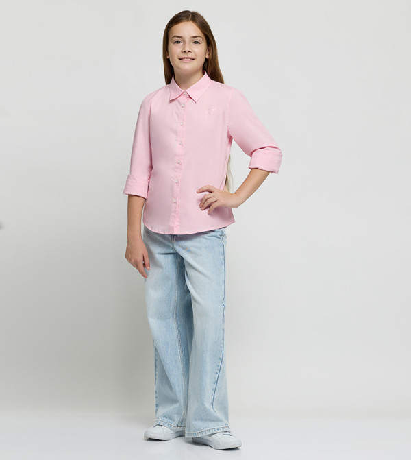 Beverly Hills Polo Club  Shirts - Pink Shirts